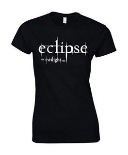 TWILIGHT ECLIPSE - Logo - čierne dámske tričko