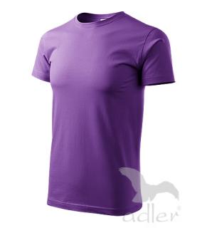 FIALOVÉ TRIČKO - fialové pánske tričko bez potlače