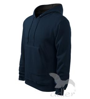 HOODED SWEATER - tmavomodrá pánska mikina