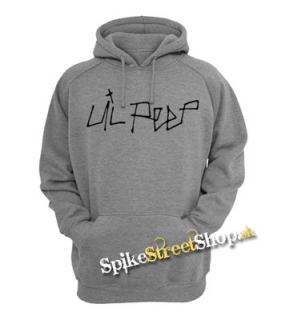 LIL PEEP - Logo - šedá pánska mikina