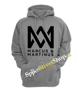 MARCUS & MARTINUS - Logo - šedá pánska mikina
