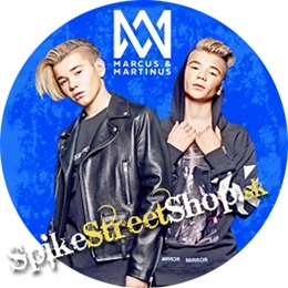 MARCUS & MARTINUS - Logo Blue Portrait - odznak