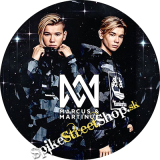 MARCUS & MARTINUS - Logo & Portrait - okrúhla podložka pod pohár