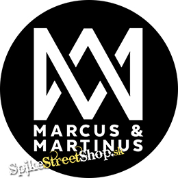 MARCUS & MARTINUS - White Logo - okrúhla podložka pod pohár
