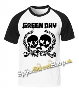 GREEN DAY - 21 st. Century Breakdown Skulls - dvojfarebné pánske tričko