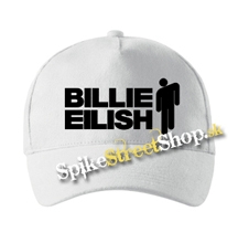 BILLIE EILISH - Logo & Stickman - biela šiltovka (-30%=AKCIA)