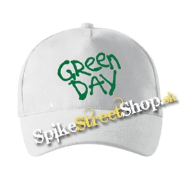 GREEN DAY - Green Logo 2020 - biela šiltovka (-30%=AKCIA)