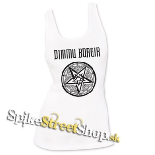 DIMMU BORGIR - Pentagram - Ladies Vest Top - biele