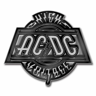AC/DC - High Voltage - kovový odznak