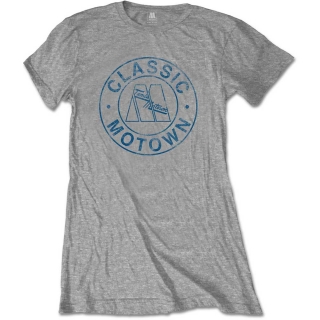 MOTOWN - Classic Circle - sivé dámske tričko