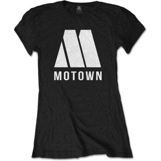 MOTOWN - M Logo - čierne dámske tričko