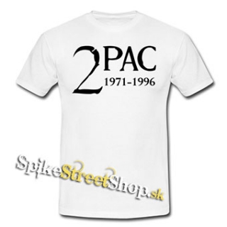 2 PAC - 1971-1996 - biele detské tričko