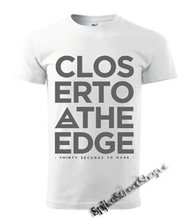 30 SECONDS TO MARS - Closer To The Edge - Grey Cover - biele detské tričko