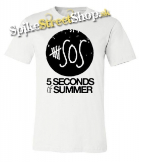 5 SECONDS OF SUMMER - Sign - biele detské tričko