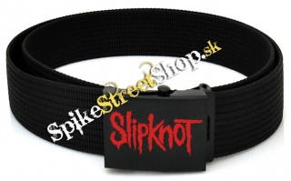 SLIPKNOT - Red Logo - plátený opasok