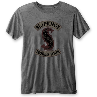 SLIPKNOT - World Tour - sivé pánske tričko