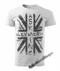 ASKING ALEXANDRIA - Flag Grey - biele detské tričko