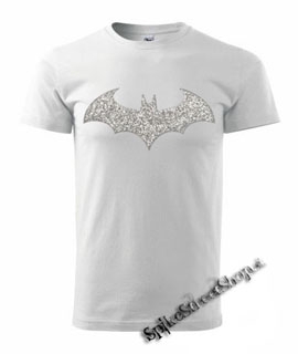 BATMAN - Silver Modern Logo - biele detské tričko