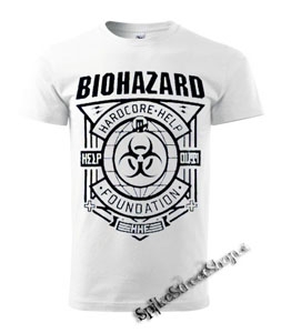 BIOHAZARD - Hardcore Help Foundation - biele detské tričko