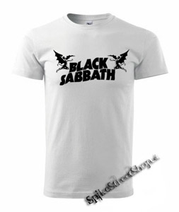 BLACK SABBATH - Logo - biele detské tričko