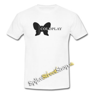 COLDPLAY - Butterfly Logo - biele detské tričko