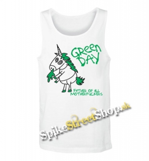 GREEN DAY - Father Of All Motherfuckers - Mens Vest Tank Top - biele