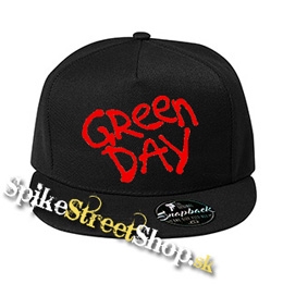 GREEN DAY - Red Logo 2020 - čierna šiltovka model "Snapback"