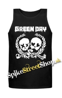 GREEN DAY - 21 st. Century Breakdown Skulls - Mens Vest Tank Top - čierne