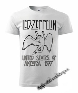 LED ZEPPELIN - United States Of America - biele detské tričko