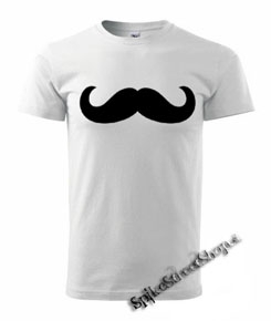 MOUSTACHE - biele detské tričko