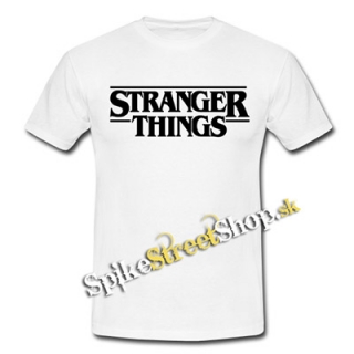 STRANGER THINGS - Logo - biele detské tričko