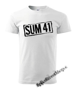 SUM 41 - biele detské tričko