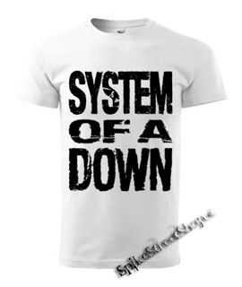 SYSTEM OF A DOWN - Logo - biele detské tričko