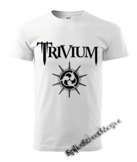 TRIVIUM - Black Logo - biele detské tričko