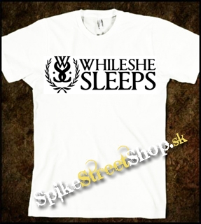 WHILE SHE SLEEPS - Logo - biele detské tričko