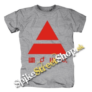30 SECONDS TO MARS - Red Triad - sivé detské tričko