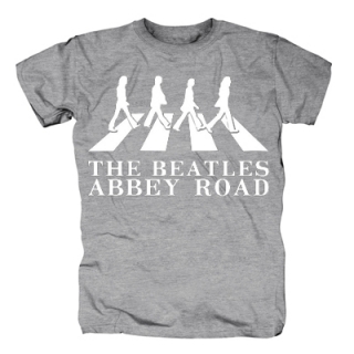 BEATLES - Abbey Road Silhouette - sivé detské tričko