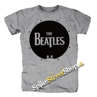 BEATLES - Drum Logo - sivé detské tričko