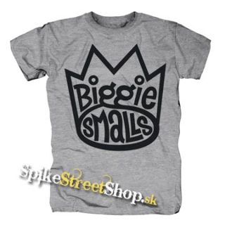BIGGIE SMALLS - Logo - sivé detské tričko