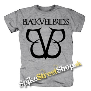 BLACK VEIL BRIDES - Logo - sivé detské tričko