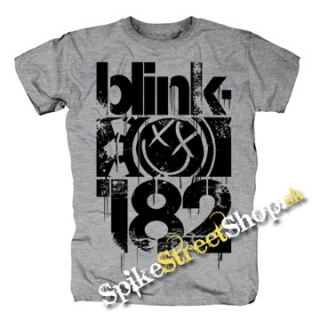 BLINK 182 - Three Bars - sivé detské tričko