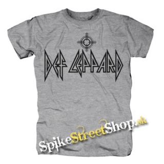 DEF LEPPARD - Logo - sivé detské tričko