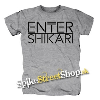 ENTER SHIKARI - Logo - sivé detské tričko