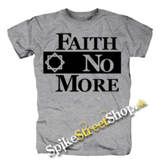 FAITH NO MORE - Logo - sivé detské tričko