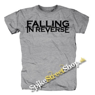 FALLING IN REVERSE - Logo - sivé detské tričko