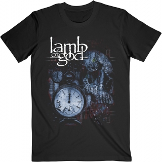 LAMB OF GOD - Circuitry Skull Recolor - čierne pánske tričko