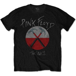 PINK FLOYD - The Wall Hammers Logo - čierne pánske tričko