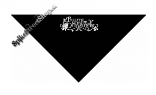 BULLET FOR MY VALENTINE - Logo - čierna bavlnená šatka na tvár