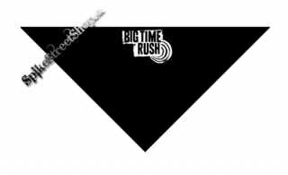 BIG TIME RUSH - Logo - čierna bavlnená šatka na tvár