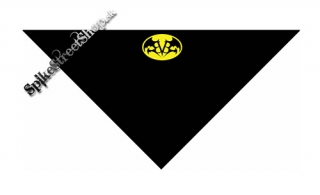 BLACK VEIL BRIDES - Batman Logo - čierna bavlnená šatka na tvár